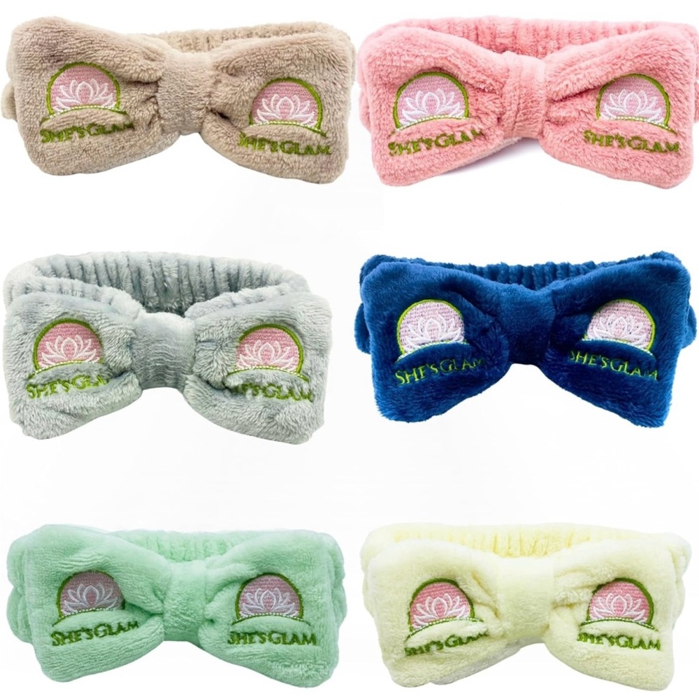 6-Pack Spa-Day Head Bands